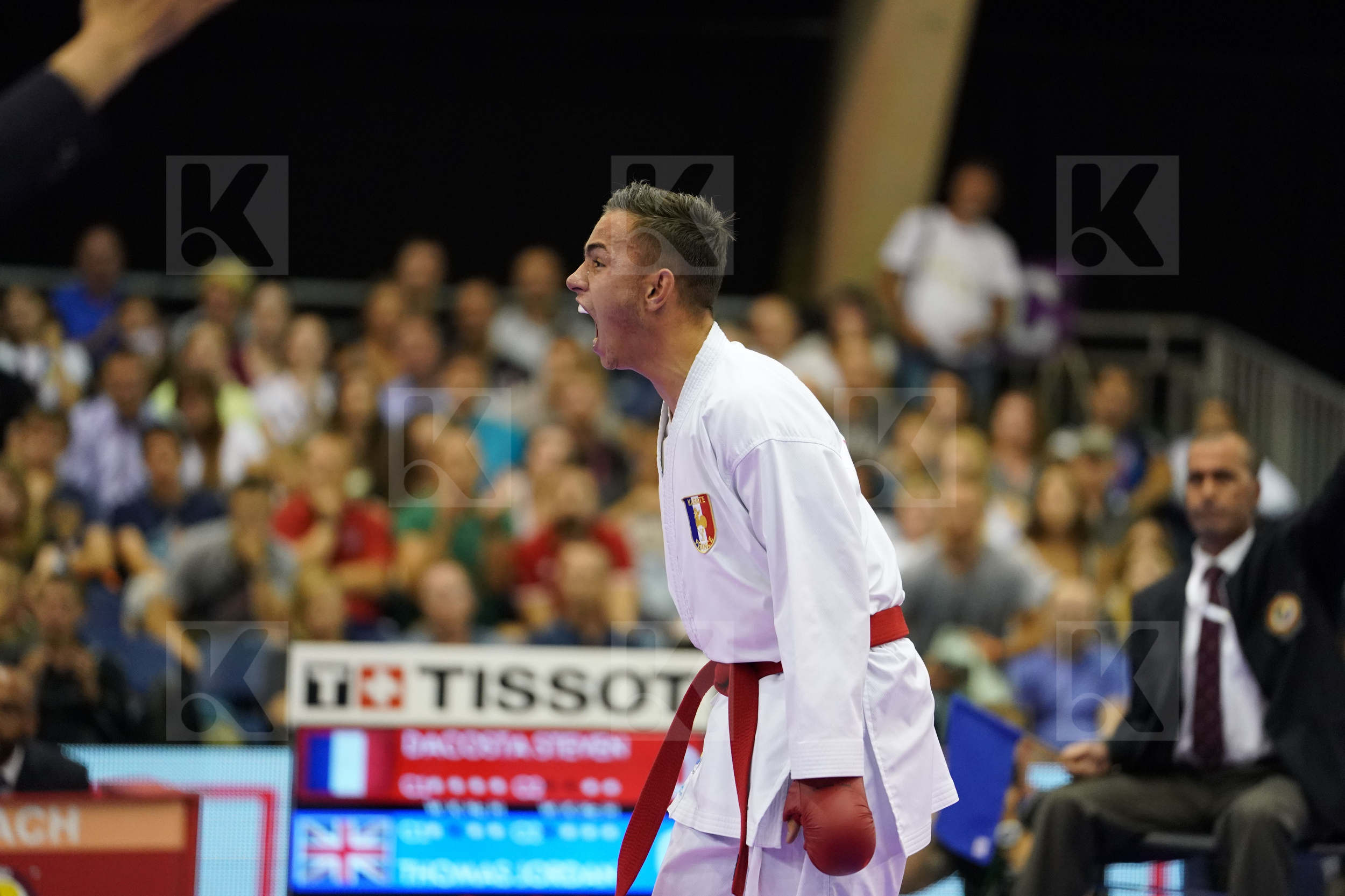 Dacosta Steven England France Gold match Male Kumite -67kg Thomas Jordan